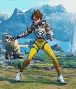 tracer twerking|Overwatch Twerk GIFs .